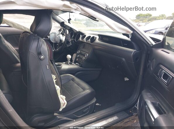 1FA6P8CF3L5177434 2020 FORD MUSTANG Black Widok wnętrza z przodu