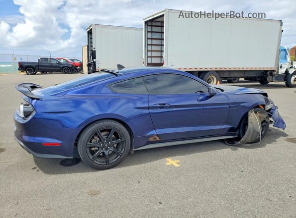 1FA6P8CF3L5182813 2020 FORD MUSTANG Blue უკანა მარჯვენა