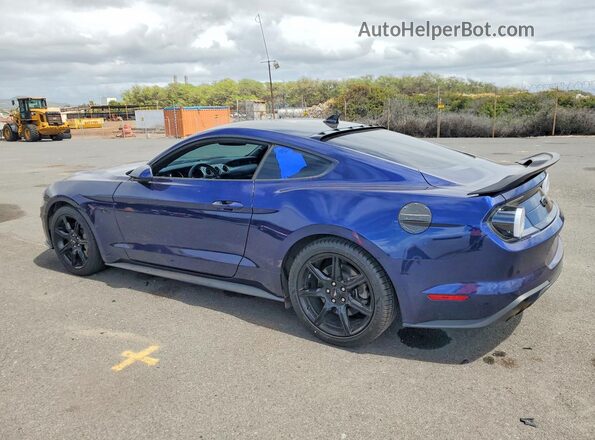 1FA6P8CF3L5182813 2020 FORD MUSTANG Blue უკანა მარცხენა