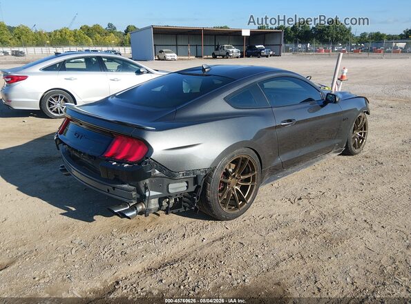 1FA6P8CF3L5189096 2020 FORD MUSTANG Gray Trasero derecho