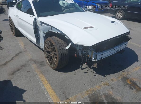 1FA6P8CF3M5115484 2021 FORD MUSTANG White Դիմացի տեսք