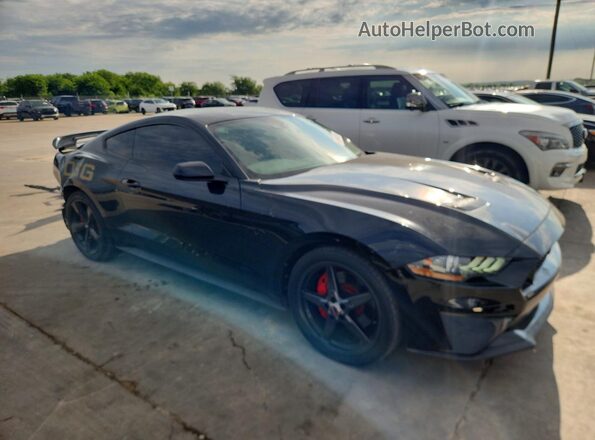 1FA6P8CF3M5154009 2021 FORD MUSTANG Black Առջևի աջ