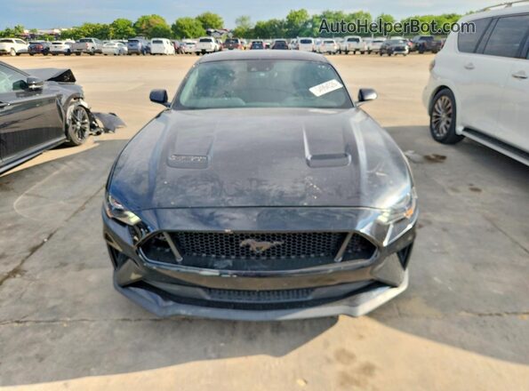 1FA6P8CF3M5154009 2021 FORD MUSTANG Black Դիմացի տեսք