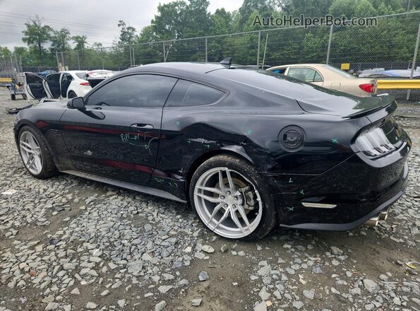 1FA6P8CF3N5138068 2022 FORD MUSTANG Black უკანა მარცხენა