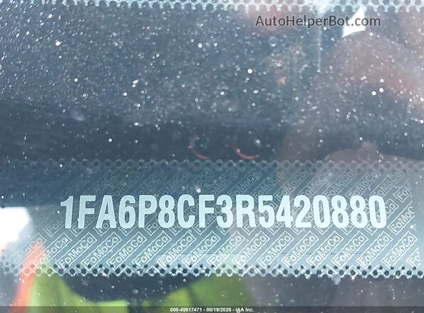 1FA6P8CF3R5420880 2024 FORD MUSTANG Light Blue Вид підкапотного простору