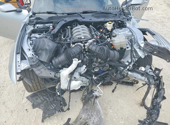 1FA6P8CF3R5421382 2024 FORD MUSTANG Gray უკანა სალონის ხედი