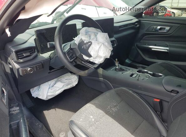 1FA6P8CF3S5414485 2025 FORD MUSTANG Красный Вид панели приборов