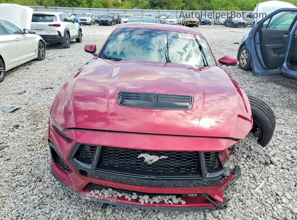 1FA6P8CF3S5414485 2025 FORD MUSTANG Красный Вид спереди