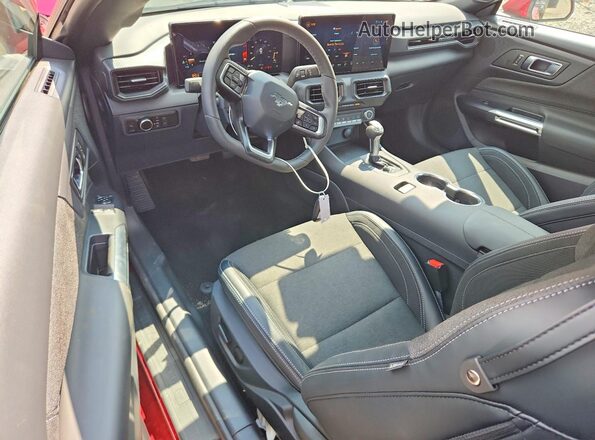 1FA6P8CF3T5400457 2026 FORD MUSTANG Red Vista del salpicadero