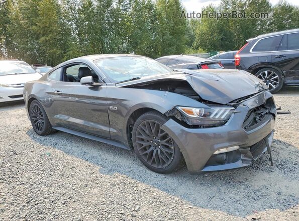 1FA6P8CF4G5278679 2016 FORD MUSTANG Серый Передняя правая четверть