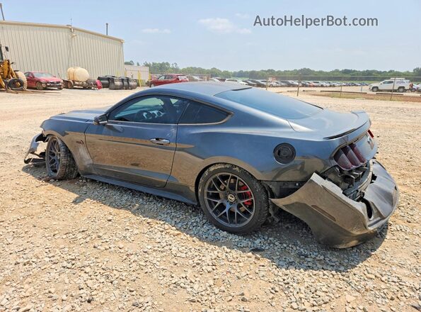 1FA6P8CF4G5309185 2016 FORD MUSTANG Charcoal Rear left
