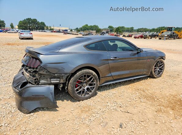 1FA6P8CF4G5309185 2016 FORD MUSTANG Charcoal Rear right