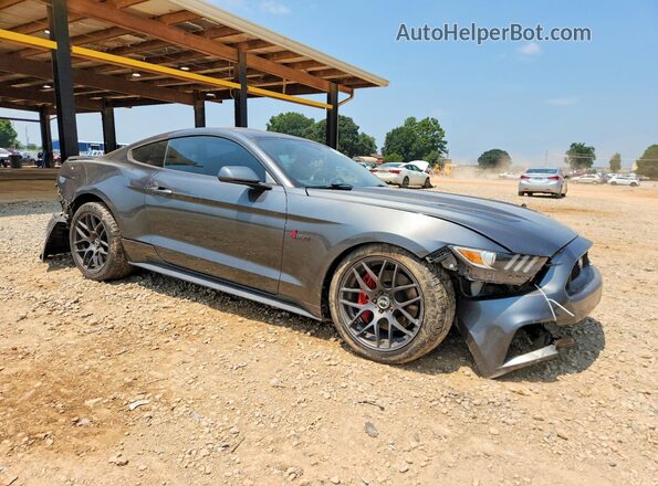 1FA6P8CF4G5309185 2016 FORD MUSTANG Charcoal Front right