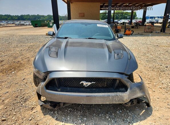 1FA6P8CF4G5309185 2016 FORD MUSTANG Charcoal Front view
