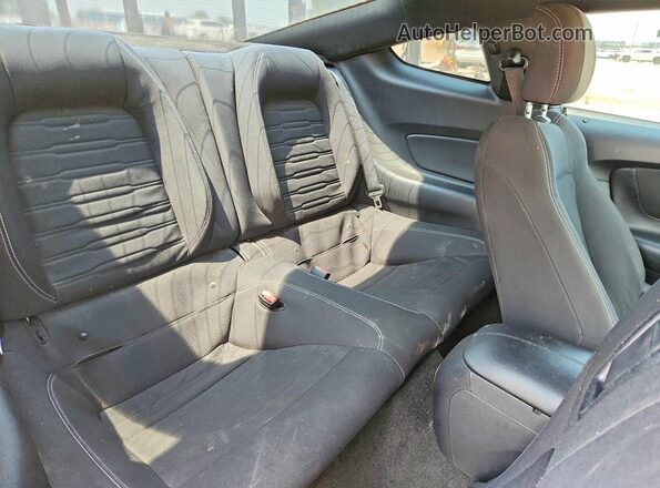 1FA6P8CF4G5309185 2016 FORD MUSTANG Charcoal Rear seats view