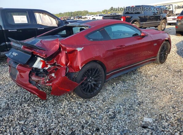 1FA6P8CF4H5202039 2017 FORD MUSTANG Maroon Задня права чверть
