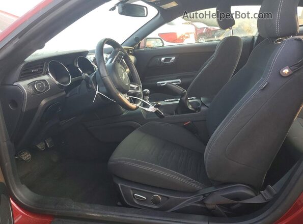 1FA6P8CF4H5202039 2017 FORD MUSTANG Maroon Вид салону спереду