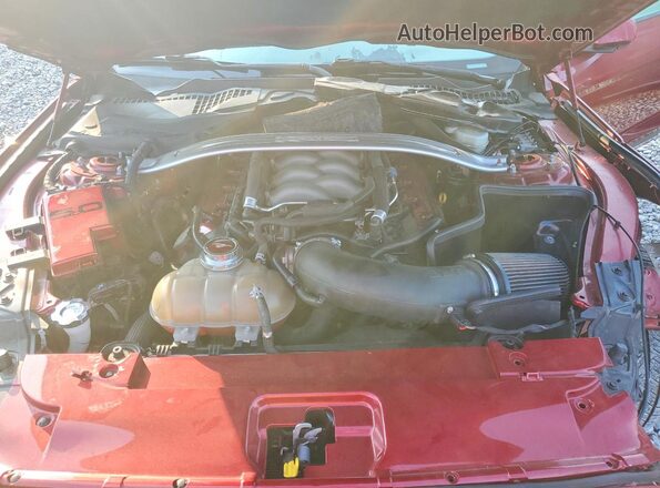 1FA6P8CF4H5202039 2017 FORD MUSTANG Maroon Вид задньої частини салону