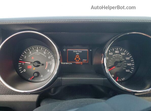 1FA6P8CF4H5202039 2017 FORD MUSTANG Maroon Вид щитка приладів