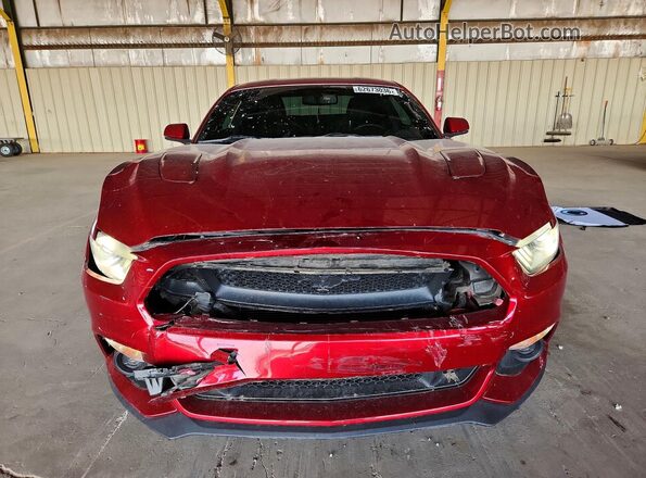 1FA6P8CF4H5249538 2017 FORD MUSTANG Красный Вид спереди