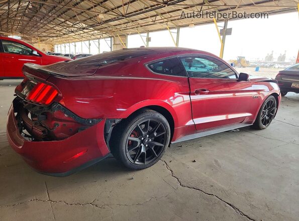 1FA6P8CF4H5249538 2017 FORD MUSTANG Красный Задняя правая четверть