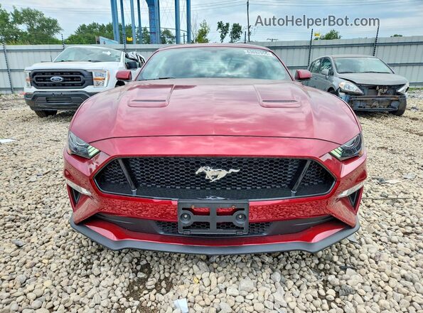 1FA6P8CF4J5116882 2018 FORD MUSTANG Red Vista frontal