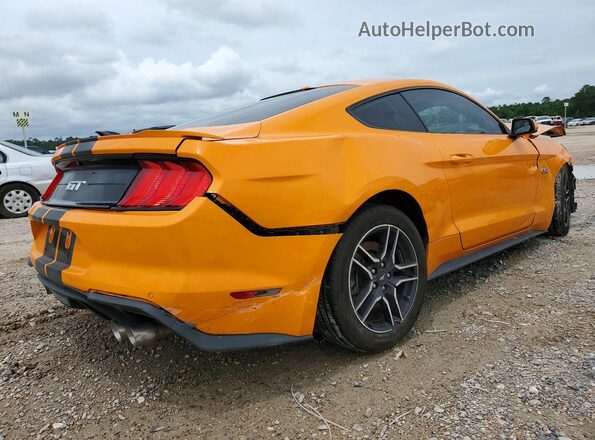 1FA6P8CF4K5108332 2019 FORD MUSTANG Orange Trasero derecho