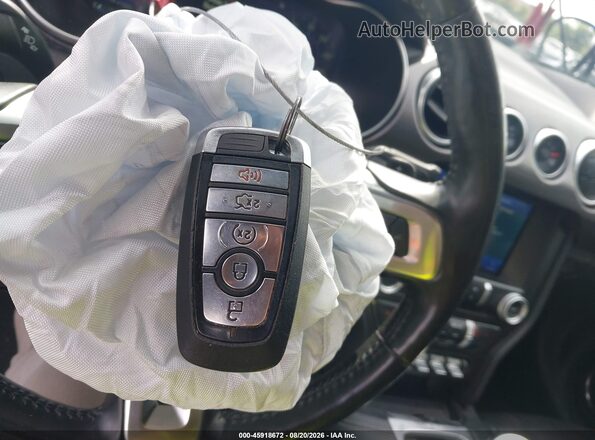 1FA6P8CF4K5116463 2019 FORD MUSTANG Blue Dashboard view