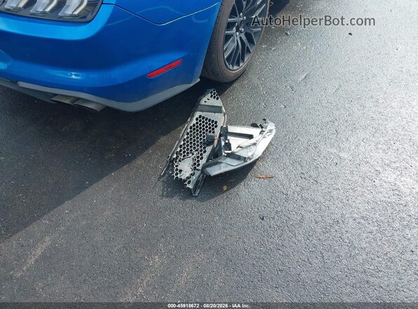 1FA6P8CF4K5116463 2019 FORD MUSTANG Blue Instrument cluster view