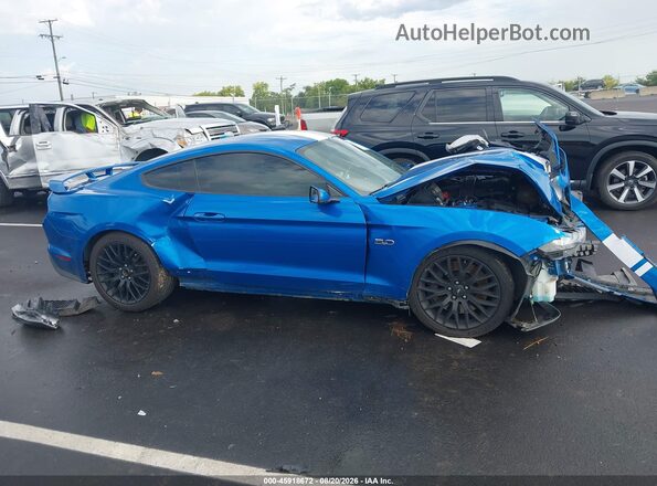 1FA6P8CF4K5116463 2019 FORD MUSTANG Blue 360 interior view