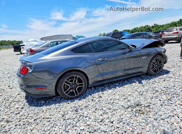 1FA6P8CF4L5174638 2020 FORD MUSTANG Gray Trasero derecho