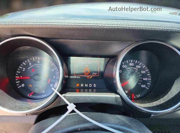1FA6P8CF4L5174638 2020 FORD MUSTANG Gray Vista del cuadro de instrumentos