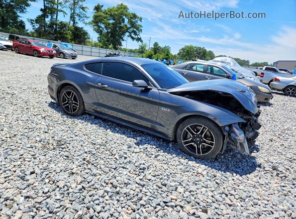 1FA6P8CF4L5174638 2020 FORD MUSTANG Gray Delantero derecho