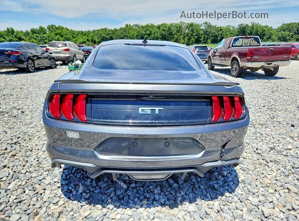 1FA6P8CF4L5174638 2020 FORD MUSTANG Gray Vista trasera