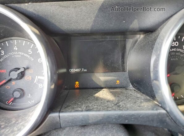 1FA6P8CF4M5118958 2021 FORD MUSTANG White Instrument cluster view