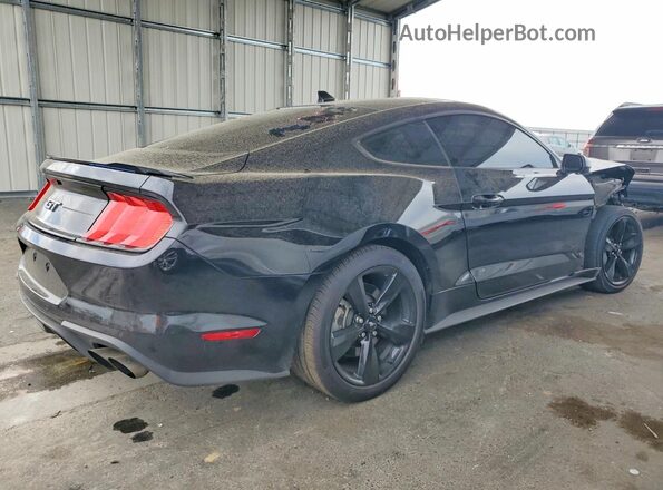 1FA6P8CF4M5137915 2021 FORD MUSTANG Black Rear right