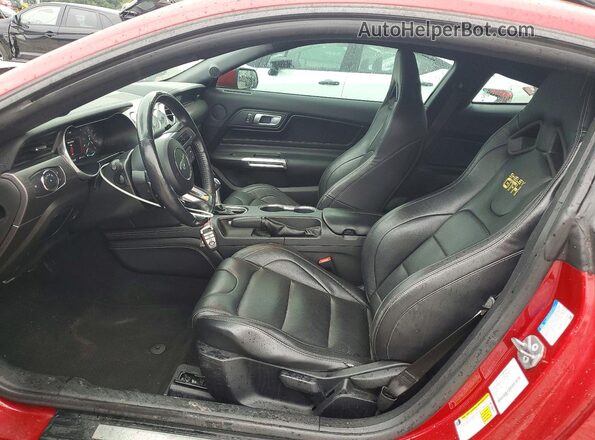 1FA6P8CF4N5116757 2022 FORD MUSTANG Red Вид салону спереду