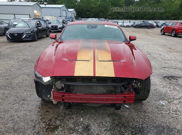 1FA6P8CF4N5116757 2022 FORD MUSTANG Red Вид спереду