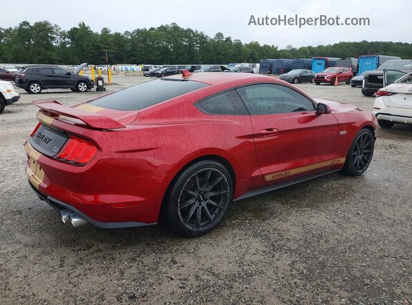 1FA6P8CF4N5116757 2022 FORD MUSTANG Red Задня права чверть