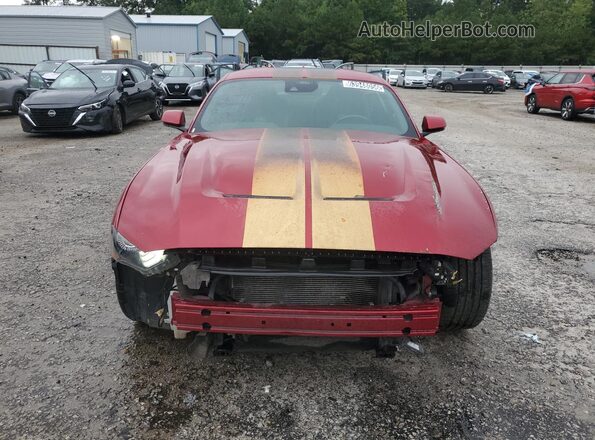 1FA6P8CF4N5116757 2022 FORD MUSTANG Red Вид наклейки з VIN-кодом