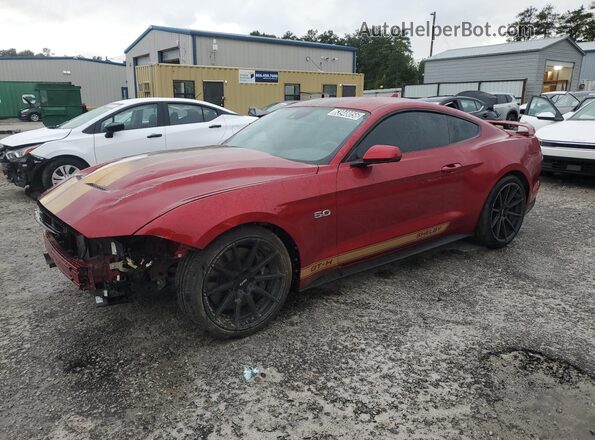 1FA6P8CF4N5116757 2022 FORD MUSTANG Red Панорамний вид салону 360°