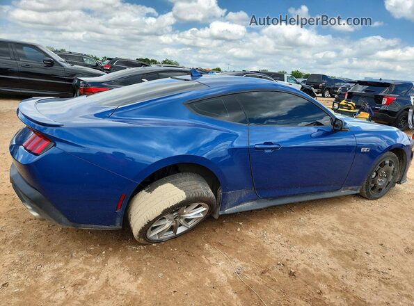 1FA6P8CF4R5409810 2024 FORD MUSTANG Blue Задня права чверть