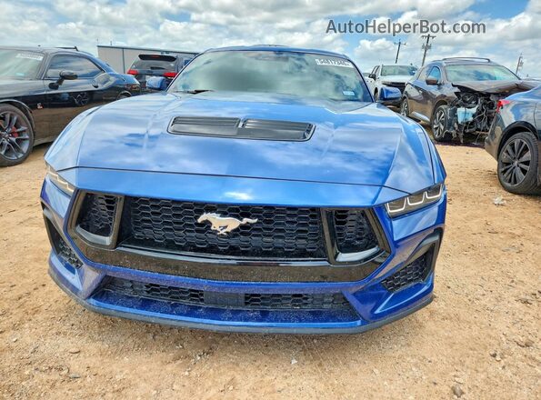 1FA6P8CF4R5409810 2024 FORD MUSTANG Blue Вид спереду