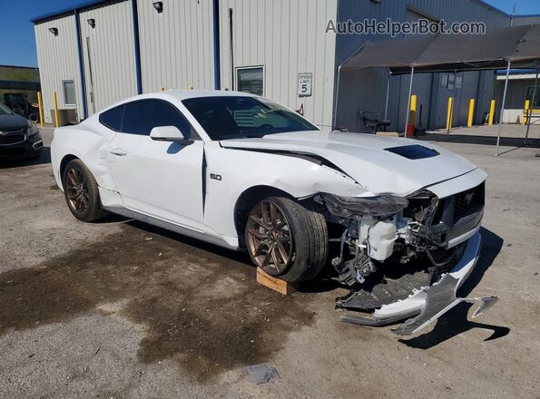 1FA6P8CF4S5409702 2025 FORD MUSTANG White წინა მარჯვენა