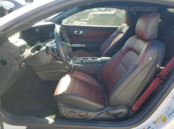 1FA6P8CF4S5409702 2025 FORD MUSTANG White წინა სალონის ხედი