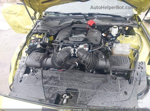 1FA6P8CF4S5417654 2025 FORD MUSTANG Зеленый Вид сзади