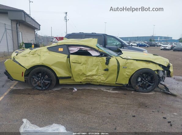 1FA6P8CF4S5417654 2025 FORD MUSTANG Зеленый Панорамный вид салона 360°
