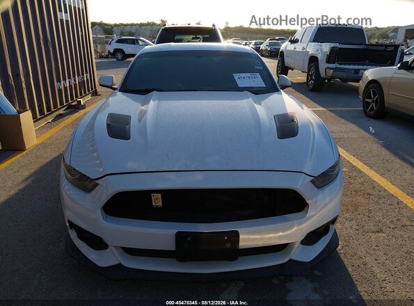 1FA6P8CF5G5310104 2016 FORD MUSTANG White წინა პანელის ხედი