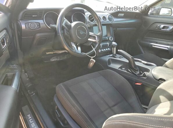 1FA6P8CF5J5122867 2018 FORD MUSTANG Синий Вид панели приборов