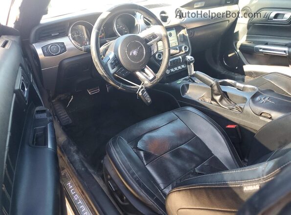 1FA6P8CF5J5143377 2018 FORD MUSTANG Серебряный Вид панели приборов